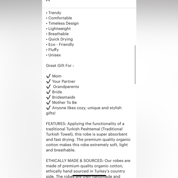 Black and White Patterned Kimono/robe - Picture 5 of 7